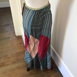 Colorful fall skirt
